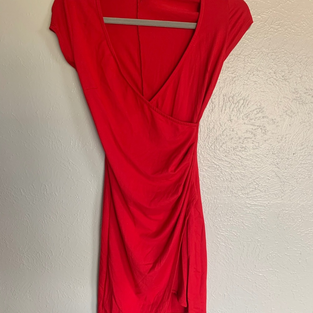 Bright Red Bodycon Dress